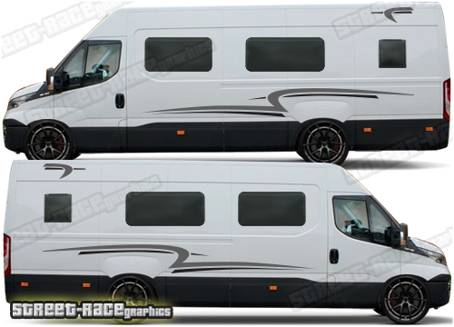Iveco Daily camper van stickers 013