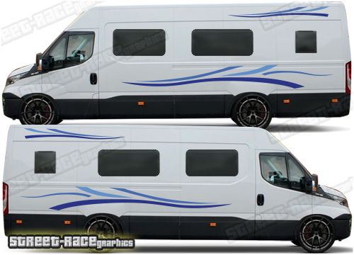 Iveco Daily camper van stickers 015
