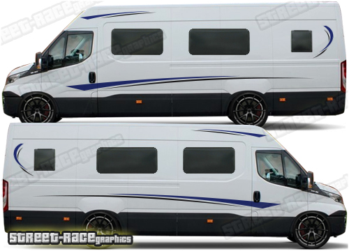Iveco Daily camper van stickers 016