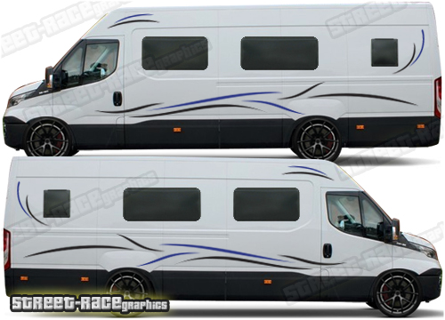 Iveco Daily camper van stickers 017