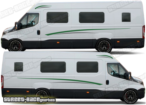 Iveco Daily camper van stickers 022