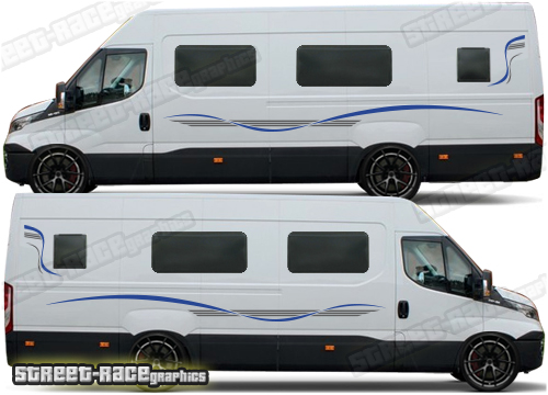 Iveco Daily camper van stickers 023