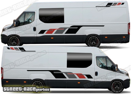 Iveco Daily camper van stickers 036