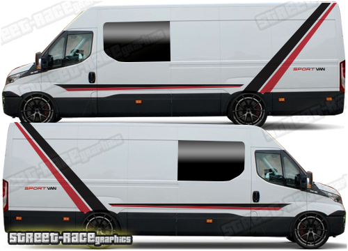 Iveco Daily camper van stickers 038