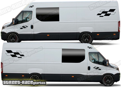 Iveco Daily camper van stickers 039