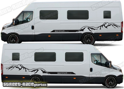 Iveco Daily camper van stickers 041