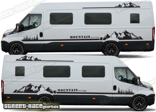 Iveco Daily camper van stickers 043