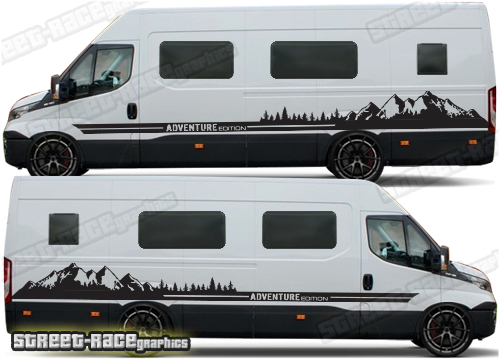 Iveco Daily camper van stickers 044