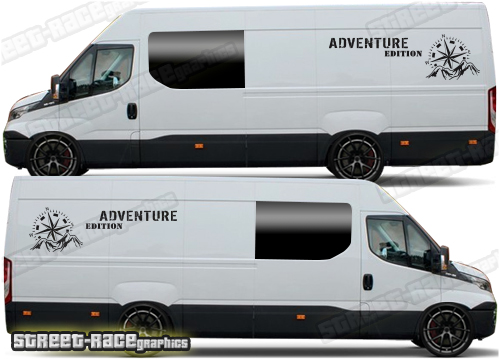 Iveco Daily camper van stickers 049