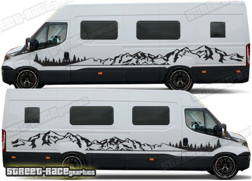 Iveco Daily camper van stickers 050