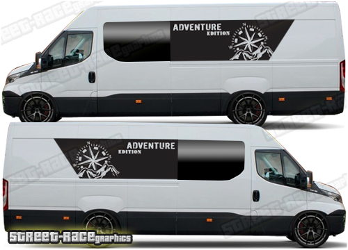 Iveco Daily camper van stickers 056