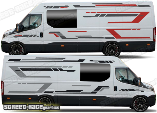 Iveco Daily camper van stickers 060