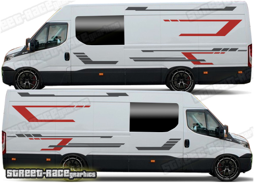 Iveco Daily camper van stickers 061