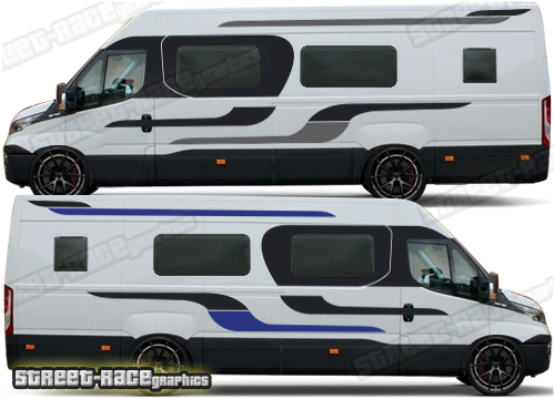 Iveco Daily camper van stickers 062