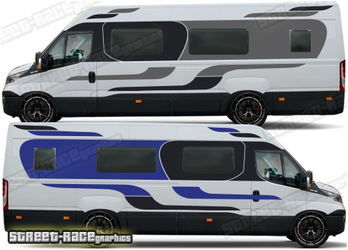 Iveco Daily camper van stickers 063