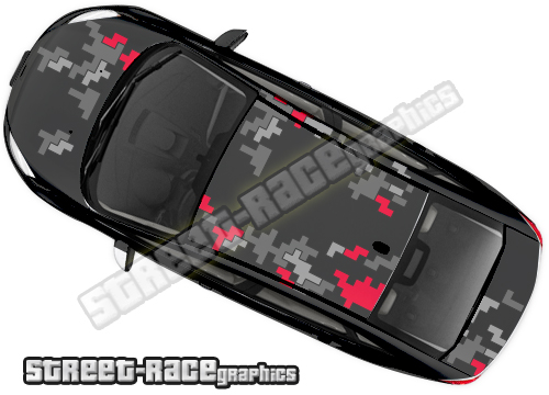 Camouflage part-wrap 007 - Digital - Image 2