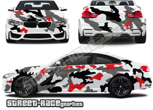 Camouflage part-wrap 010
