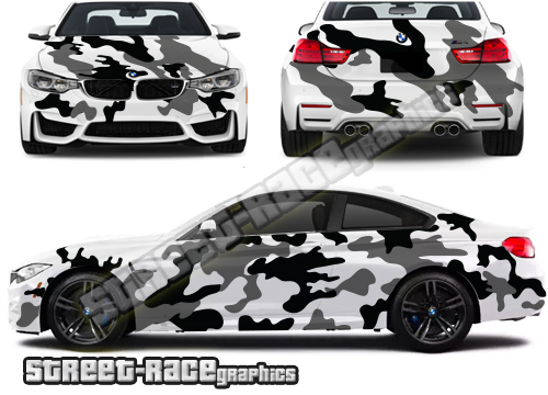 Camouflage part-wrap 011