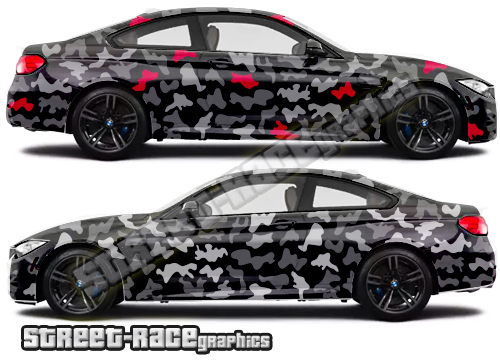 Camouflage part-wrap 012