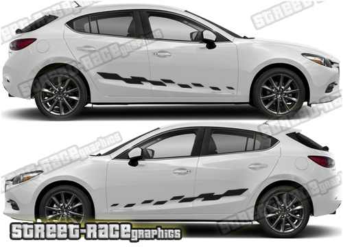 Mazda 3 side stickers 003