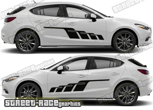 Mazda 3 side stickers 010