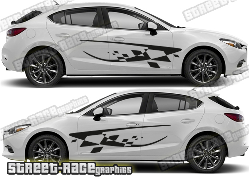 Mazda 3 side stickers 012