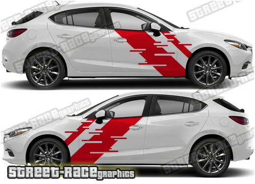Mazda 3 side stickers 015