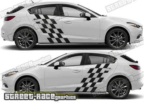 Mazda 3 side stickers 017