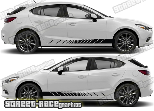 Mazda 3 side stickers 026