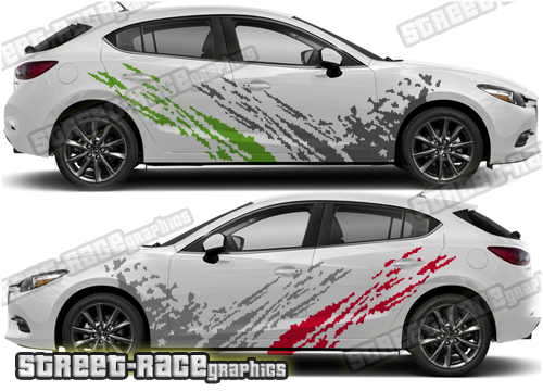 Mazda 3 side stickers 027