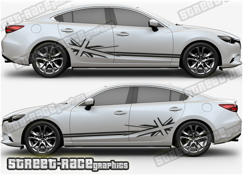 Mazda 6 side stickers 002