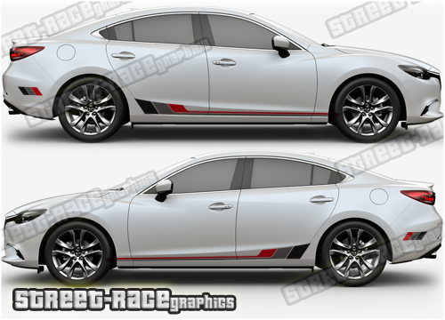 Mazda 6 side stickers 004