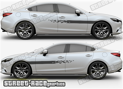Mazda 6 side stickers 006