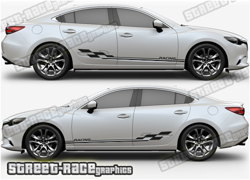 Mazda 6 side stickers 007