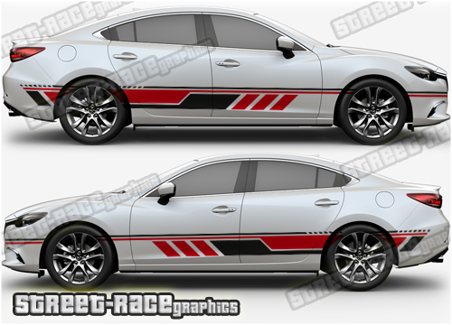 Mazda 6 side stickers 009