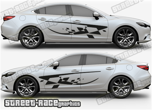 Mazda 6 side stickers 012