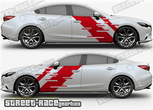 Mazda 6 side stickers 015