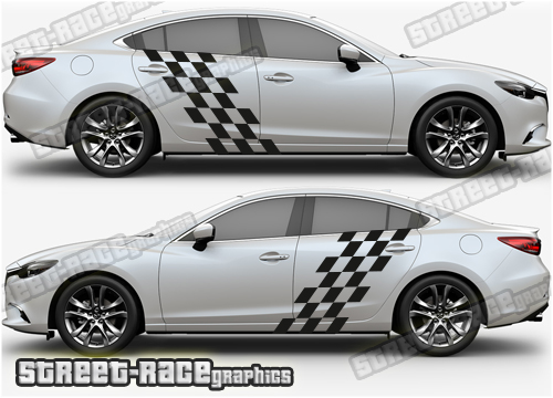 Mazda 6 side stickers 017