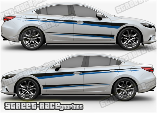Mazda 6 side stickers 018