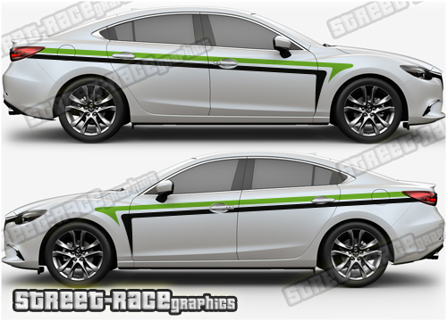 Mazda 6 side stickers 019