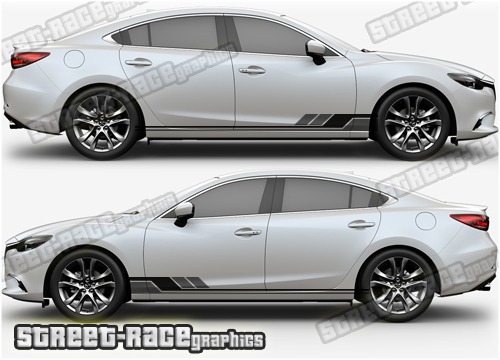 Mazda 6 side stickers 021