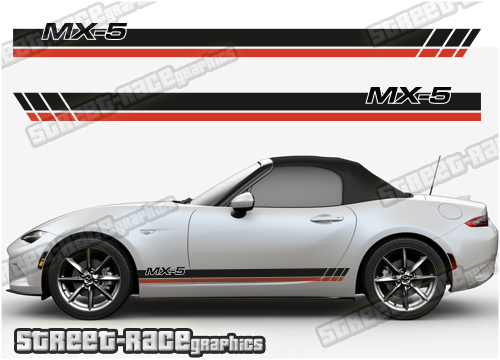 Mazda MX-5 side stickers 012