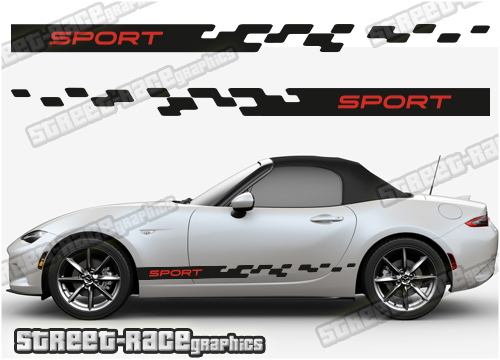 Mazda MX-5 side stickers 018