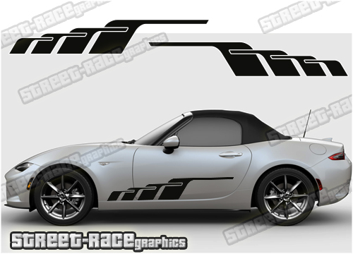 Mazda MX-5 side stickers 028