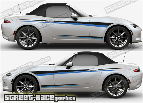 Mazda MX-5 large side decals 005