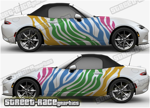 Mazda MX-5 large side decals 029
