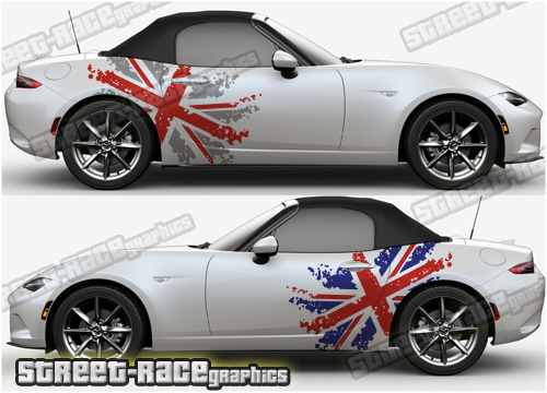 Mazda MX-5 large side decals 030
