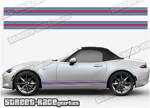 Mazda MX-5 Martini style graphics 001