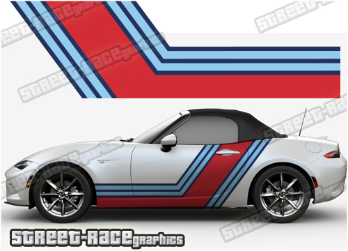 Mazda MX-5 Martini style graphics 007