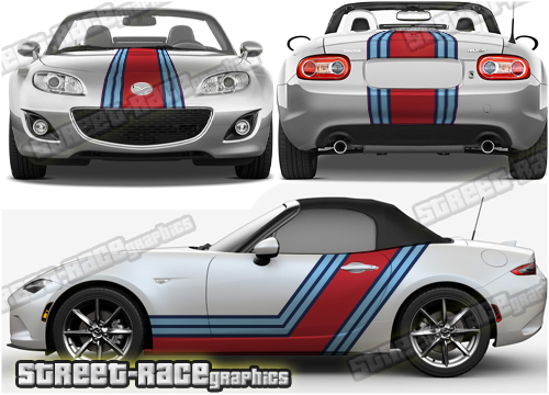 Mazda MX-5 Martini style graphics 008